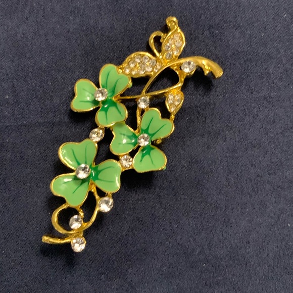 Jewelry - Brooch pin Backgreen Flower Brooch Pin Shawl Buckle